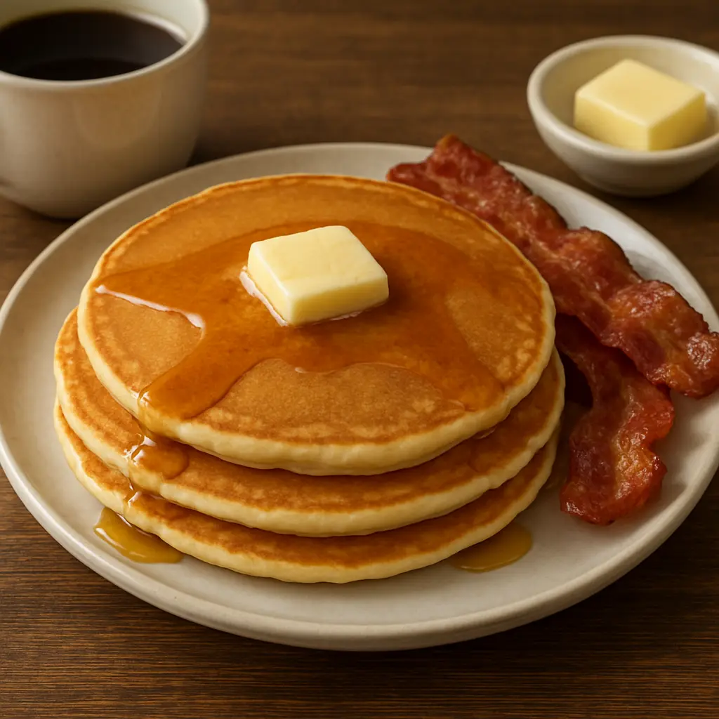 Delicious Pancake Breakfast at Dell Cafe in Calgary Bowness, AB