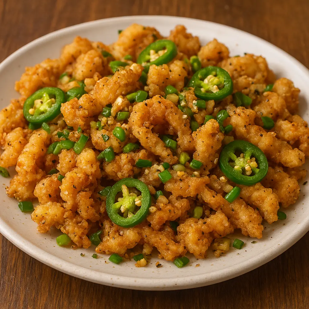 Salt and Pepper Squid at Dell Cafe in Calgary